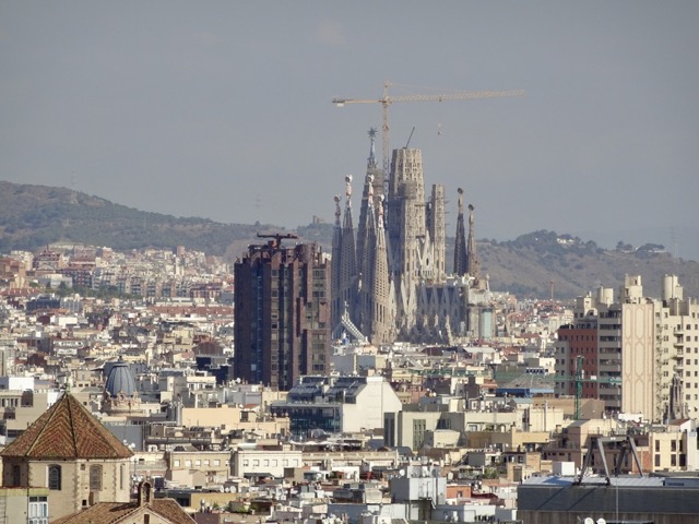 Blick auf die Sagrada Familia